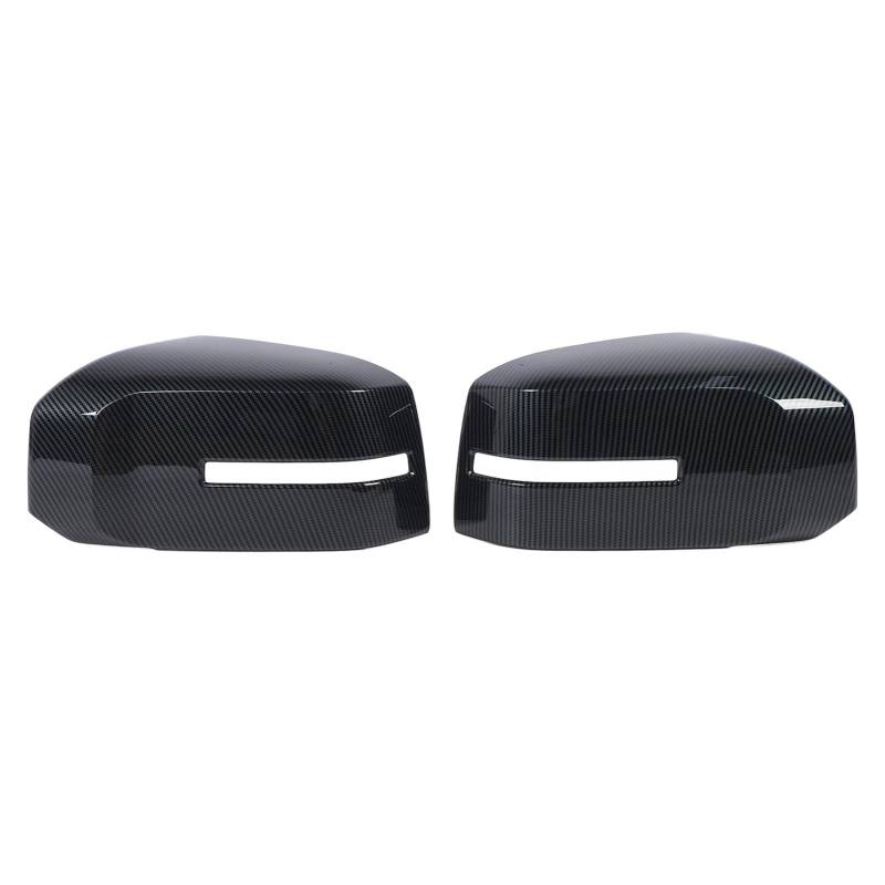 2pcs Rückspiegelkappe linke und rechte Außenspiegel -Spiegel -Gehäusekappe für Triton L200 2023 bis 2024 (Carbon Fiber Style) von Senrusa