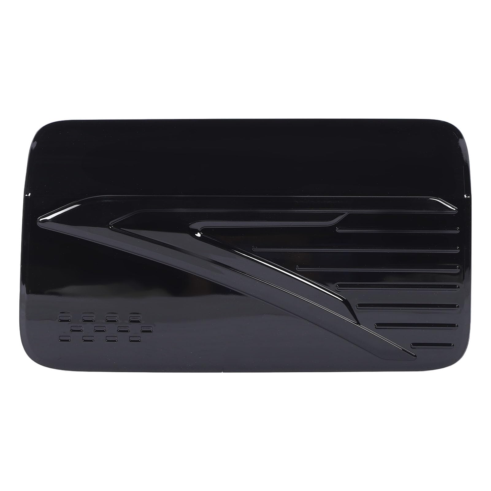 Auto Kraftstofftankabdeckungsverkleidung Abriebgasbehälter-Dekoration Aufkleber für Triton L200 2023-2024 (Bright Black) von Senrusa