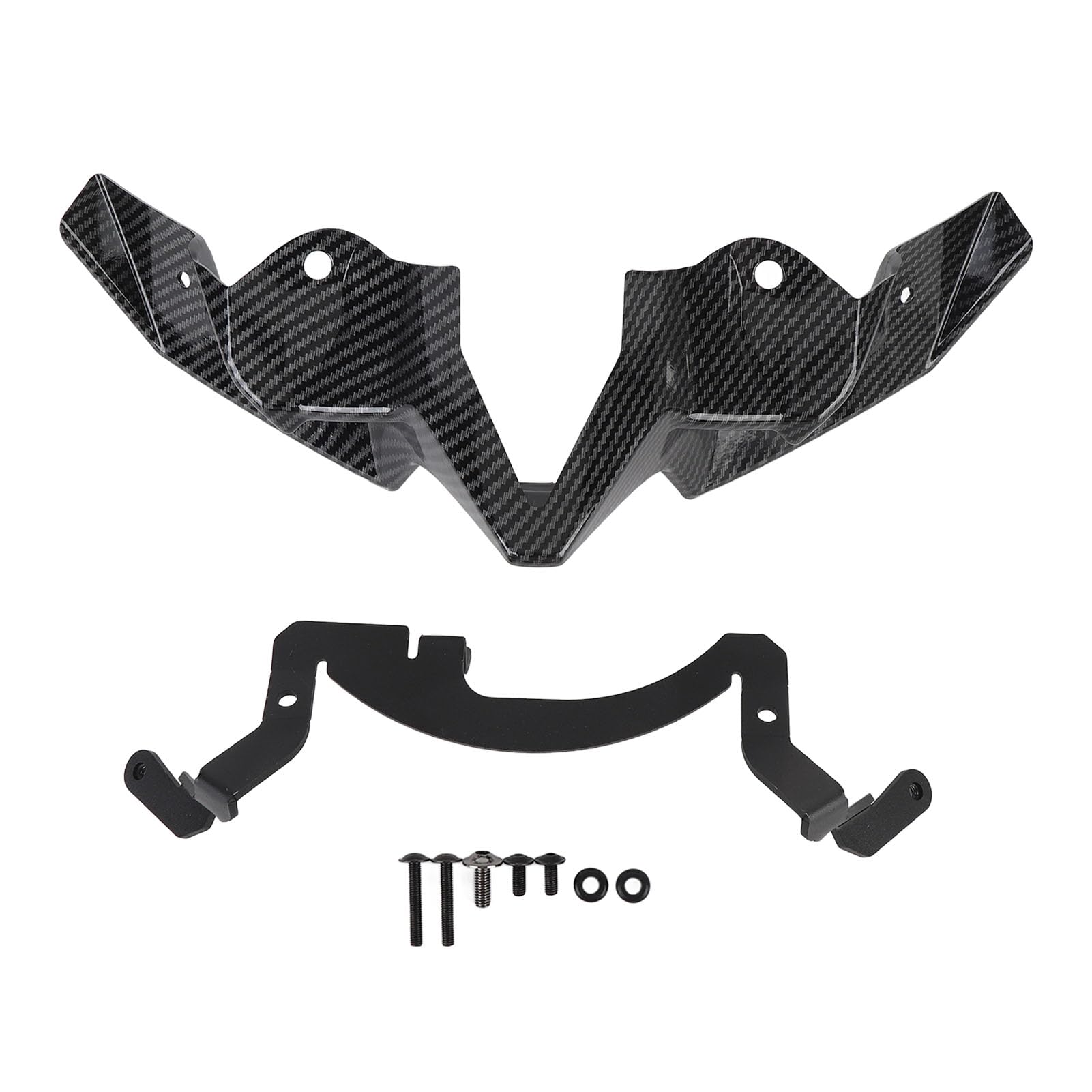 Senrusa Motorrad-Frontverkleidung Winglet Verbesserung der Fahrstabilität Aerodynamischer Flügel für Z900 2020-2024 (Kohlefaserstil) von Senrusa