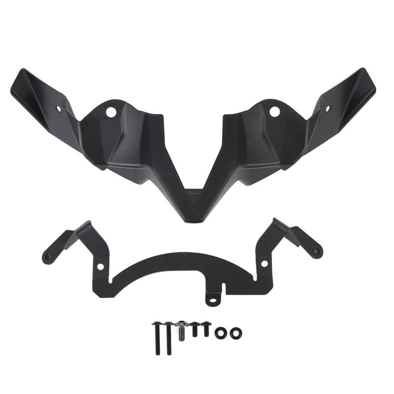 Senrusa Motorrad-Frontverkleidung Winglet Verbesserung der Fahrstabilität Aerodynamischer Flügel für Z900 2020-2024 (Schwarz) von Senrusa