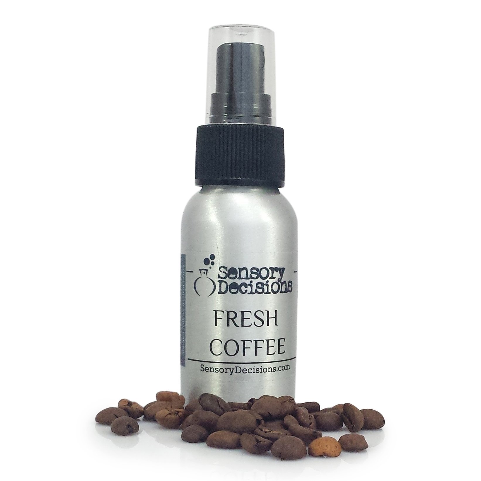 Sensory Decisions Auto-Lufterfrischer mit Kaffee-Duft, echter Kaffee-Duft, Sprühform, braune Farbe von Sensory Decisions