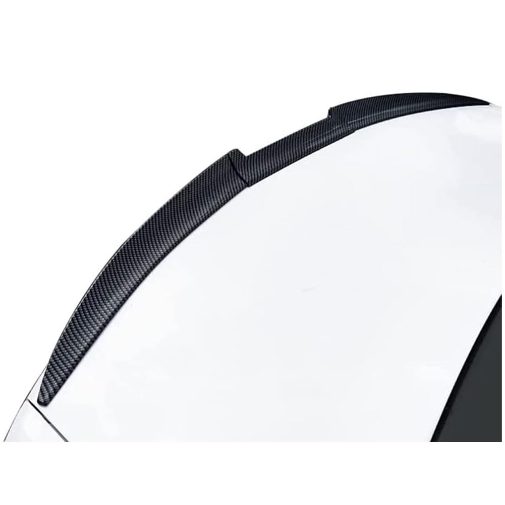 Auto Hinten Kofferraum Spoiler füR Au-di A7 C7 C7.5 Sportback 2010-2023, Heckspoiler HeckflüGel Kofferraumspoiler Heckspoilerlippe Car Tuning Styling ZubehöR,B/Carbon Fiber Look von SeptAm