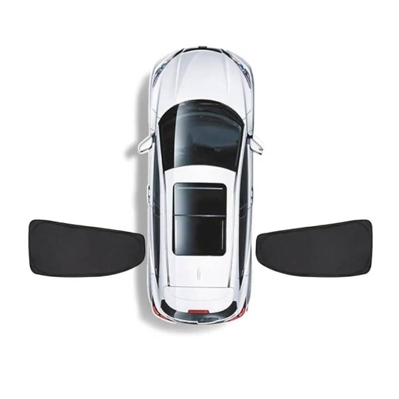 Sonnenschutz Auto für KIA KX Cross 2017-2025, UV Schutz Blickdichte Double Protection Effect Autofenster Sonnenblende Thermofolie Autoteile, B/2 Rear Windows von SeptAm