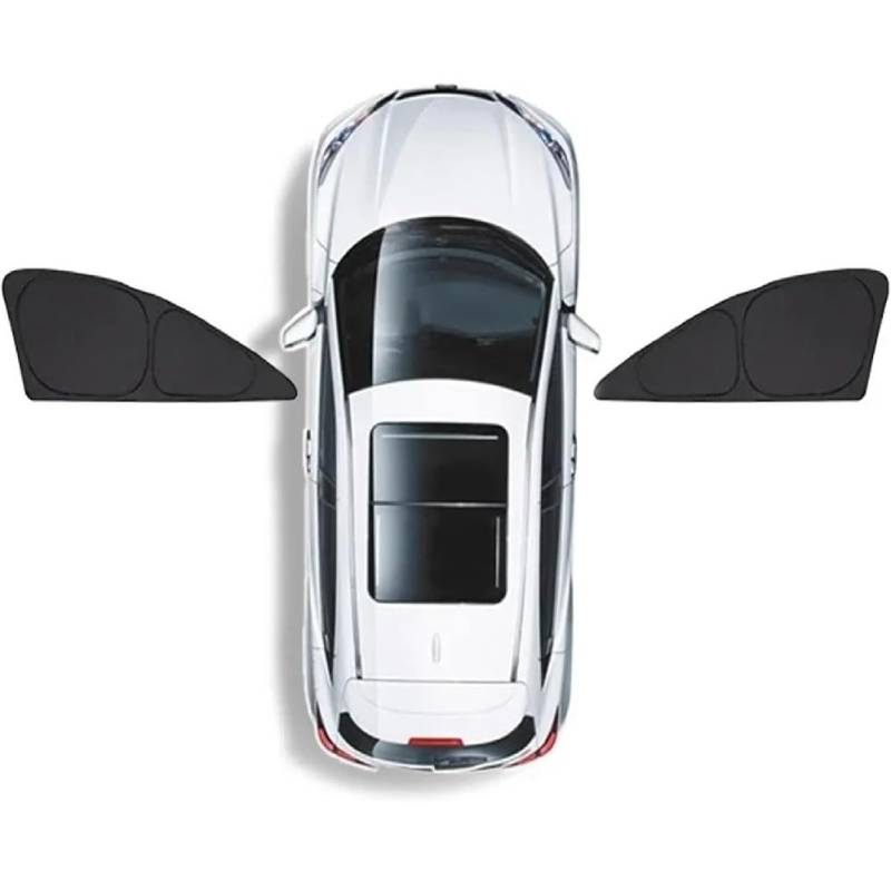Sonnenschutz Auto für Mazda 6 GG1 1th 2006-2022, UV Schutz Blickdichte Double Protection Effect Autofenster Sonnenblende Thermofolie Autoteile,A/2 Front Windows von SeptAm