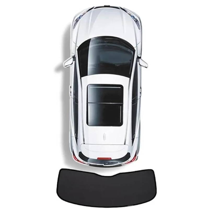Sonnenschutz Auto für Tesla Model 3 2017 2018 2019 2020 2021, UV Schutz Blickdichte Double Protection Effect Autofenster Sonnenblende Thermofolie Autoteile, F/1 Tailgate von SeptAm