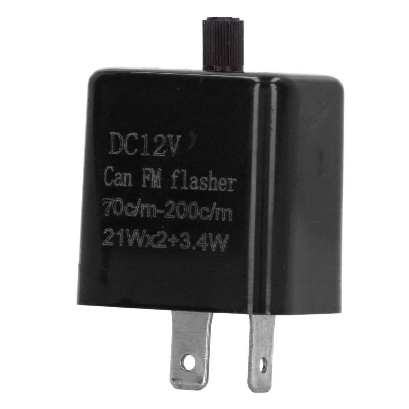 12 V 2 Poliges Blinkrelais, 50 Mal/Min. 200 Mal/Min. Abstimmfrequenz, Einsteckbares Leitungsende, in Sich Geschlossene Schließerkontakte, Staubdichter Typ für Die Meisten Autos, Motorräder und Fahrzeu von Septpenta