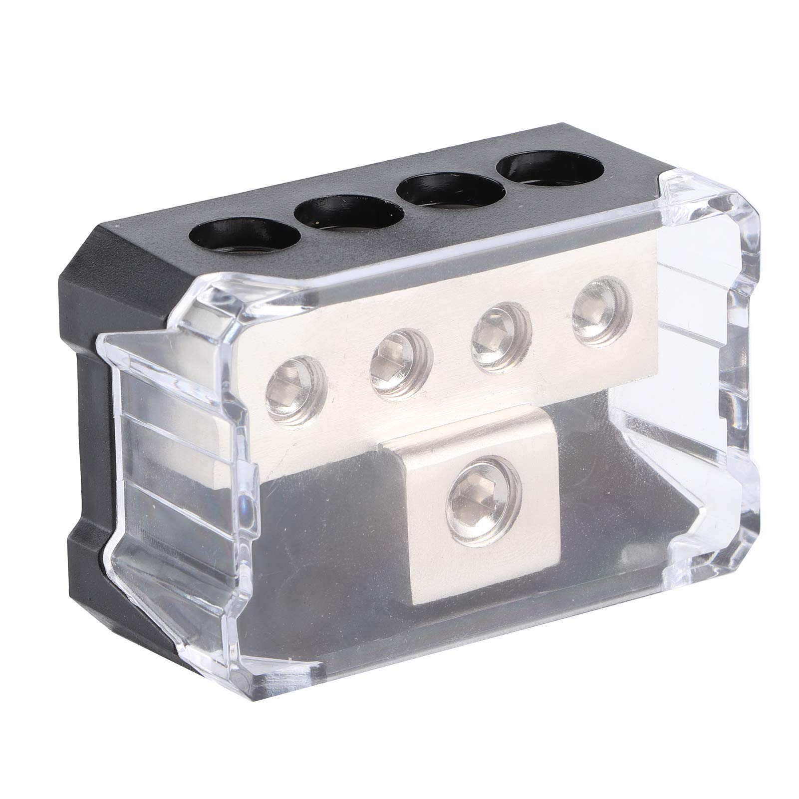 Septpenta Verteilerblock, 1 Wege in 4 Wege Ausgang, Stromverteilerblock, Langlebiger Auto Audio Stereo Verstärker Splitter Verbindungskasten für Auto Auto Boot Septpenta Verteilerblock, 1 Wege in 4 Wege Ausgang, Stromverteilerblock, Langlebiger Auto Audio Stereo Verstärker Splitter Verbindungskasten für Auto Auto Boot von Septpenta