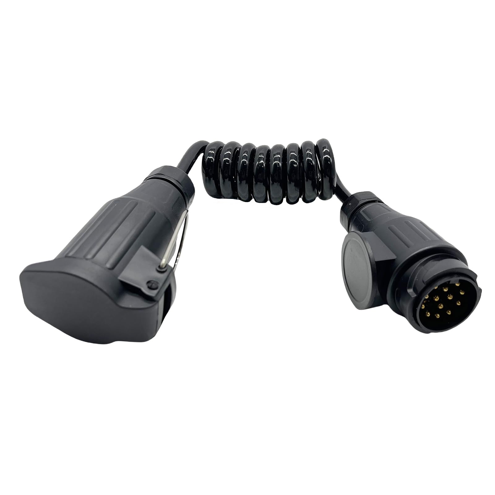 Sepzlly Spiralkabel Verlängerungskabel, 13-polig auf 13 Polig Adapter Stecker Männlich/Weibliche Stecker Verbindung 1.0m Anhängerstecker Anhängerkabel Kabeladapter für Bootstrailer Anhänger Caravan Sepzlly Spiralkabel Verlängerungskabel, 13-polig auf 13 Polig Adapter Stecker Männlich/Weibliche Stecker Verbindung 1.0m Anhängerstecker Anhängerkabel Kabeladapter für Bootstrailer Anhänger Caravan von Sepzlly