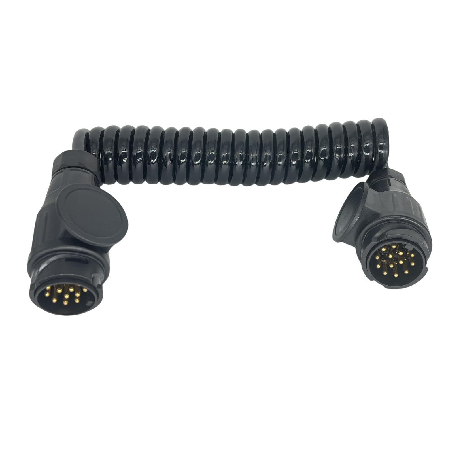 Sepzlly Spiralkabel Verlängerungskabel, 13-polig auf 13 Polig Adapter Stecker Männlich Stecker Verbindung 3.0m Anhängerstecker Anhängerkabel Kabeladapter für Bootstrailer Anhänger Caravan Wohnwagen Sepzlly Spiralkabel Verlängerungskabel, 13-polig auf 13 Polig Adapter Stecker Männlich Stecker Verbindung 3.0m Anhängerstecker Anhängerkabel Kabeladapter für Bootstrailer Anhänger Caravan Wohnwagen von Sepzlly
