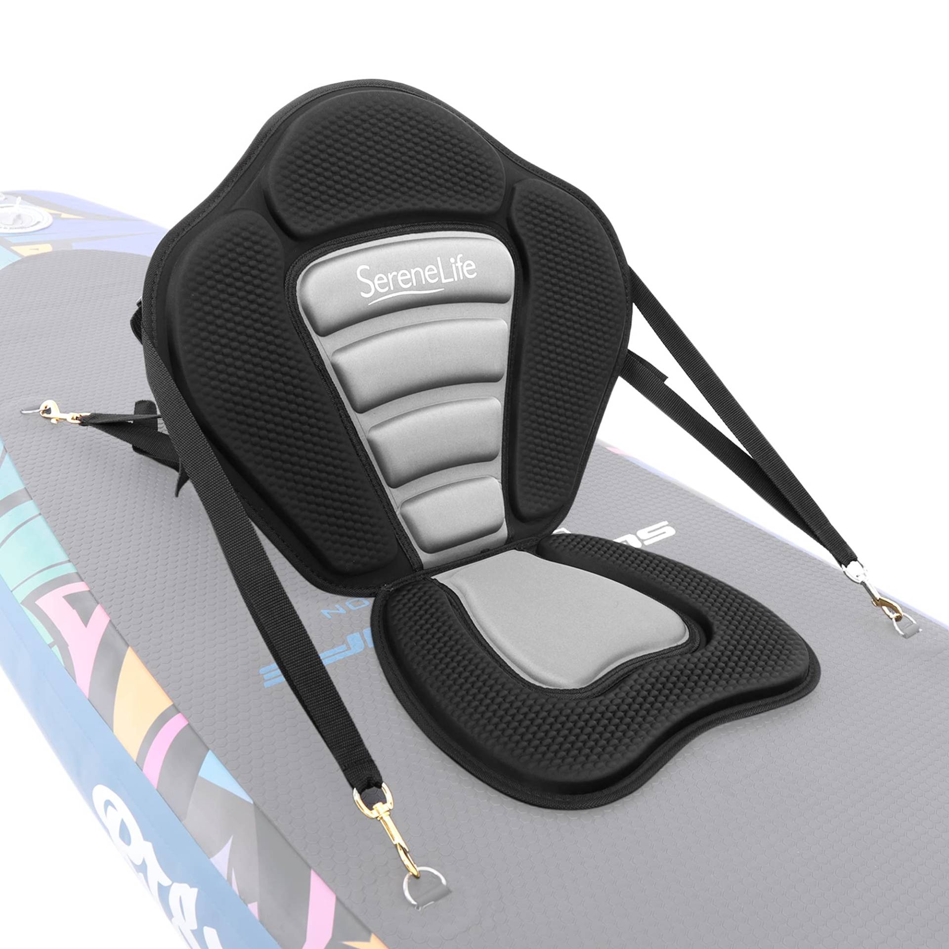 SereneLife Kajak Sitz geeignet auch als Sup Board Sitz, Schlauchboot Sitz & Surfboard Sitz – Verstellbare Kajaksitz mit Rückenlehne kompatibel als Stand Up Paddle Board, Kajak Aufblasbar & Ruderbooten SereneLife Kajak Sitz geeignet auch als Sup Board Sitz, Schlauchboot Sitz & Surfboard Sitz – Verstellbare Kajaksitz mit Rückenlehne kompatibel als Stand Up Paddle Board, Kajak Aufblasbar & Ruderbooten von SereneLife