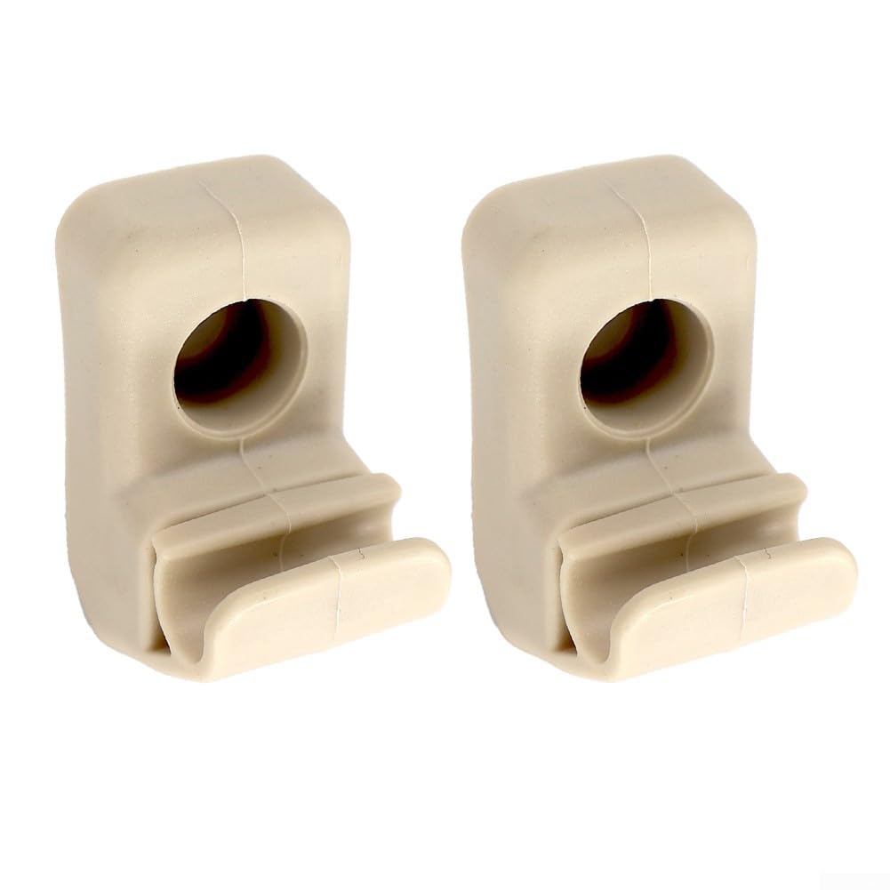 Auto-Sonnenblenden-Halterung, 2 Stück, beige, Sonnenblenden-Halterung für Fiat Grande Punto, zuverlässiges ABS-Material, direkte Installation Auto-Sonnenblenden-Halterung, 2 Stück, beige, Sonnenblenden-Halterung für Fiat Grande Punto, zuverlässiges ABS-Material, direkte Installation von Serenophile