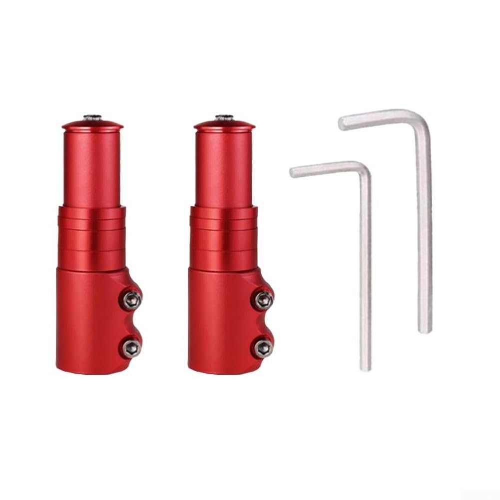 Fahrradlenker-Boosterstange bei 28 6 mm bietet verbesserte Kontrolle bei Off-Road-Abenteuern (rot) von Serenophile