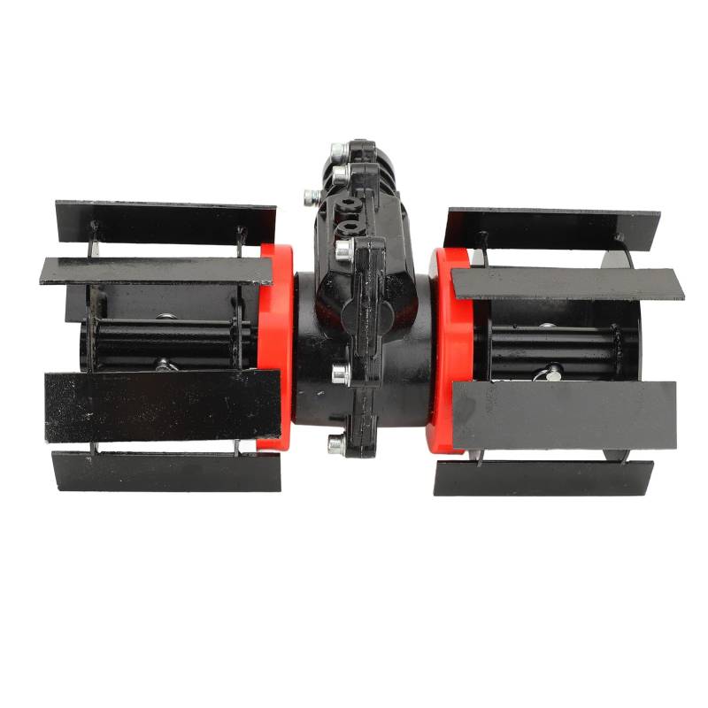 10cm Weeding Wheel Heavy Duty Universal Disc Plow Harrow 9 Teeth Aluminum Iron Deep Plowing Weeding Wheel for Grass Mower Tiller Scarifier Accessory 26mm / 1.02in (28mm) von Serlium