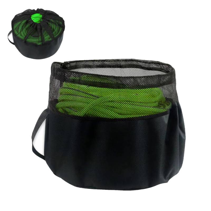 Serlium Wasserschlauchtasche Organisator, Wohnmobil-Kabelaufbewahrung wasserdichte Wohnmobil-Schlauchaufbewahrungstasche Nylon Organisieren Sie Wohnmobil-Elektrokabel Für Stromkabel von Serlium