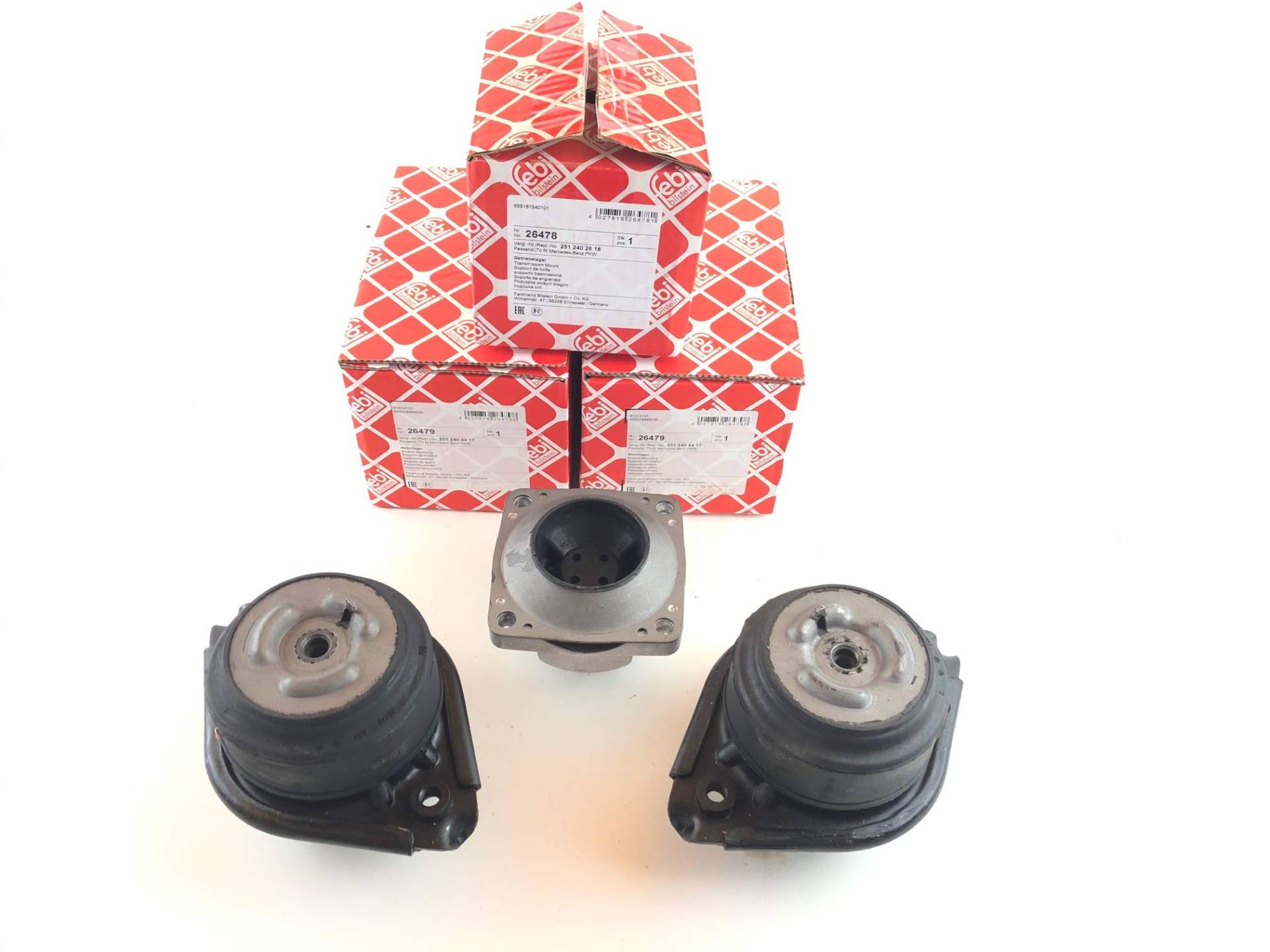 2x Motorlager links und rechts und Getriebelager für M-Klasse W164 2x Motorlager links und rechts und Getriebelager für M-Klasse W164 von Set-Febi