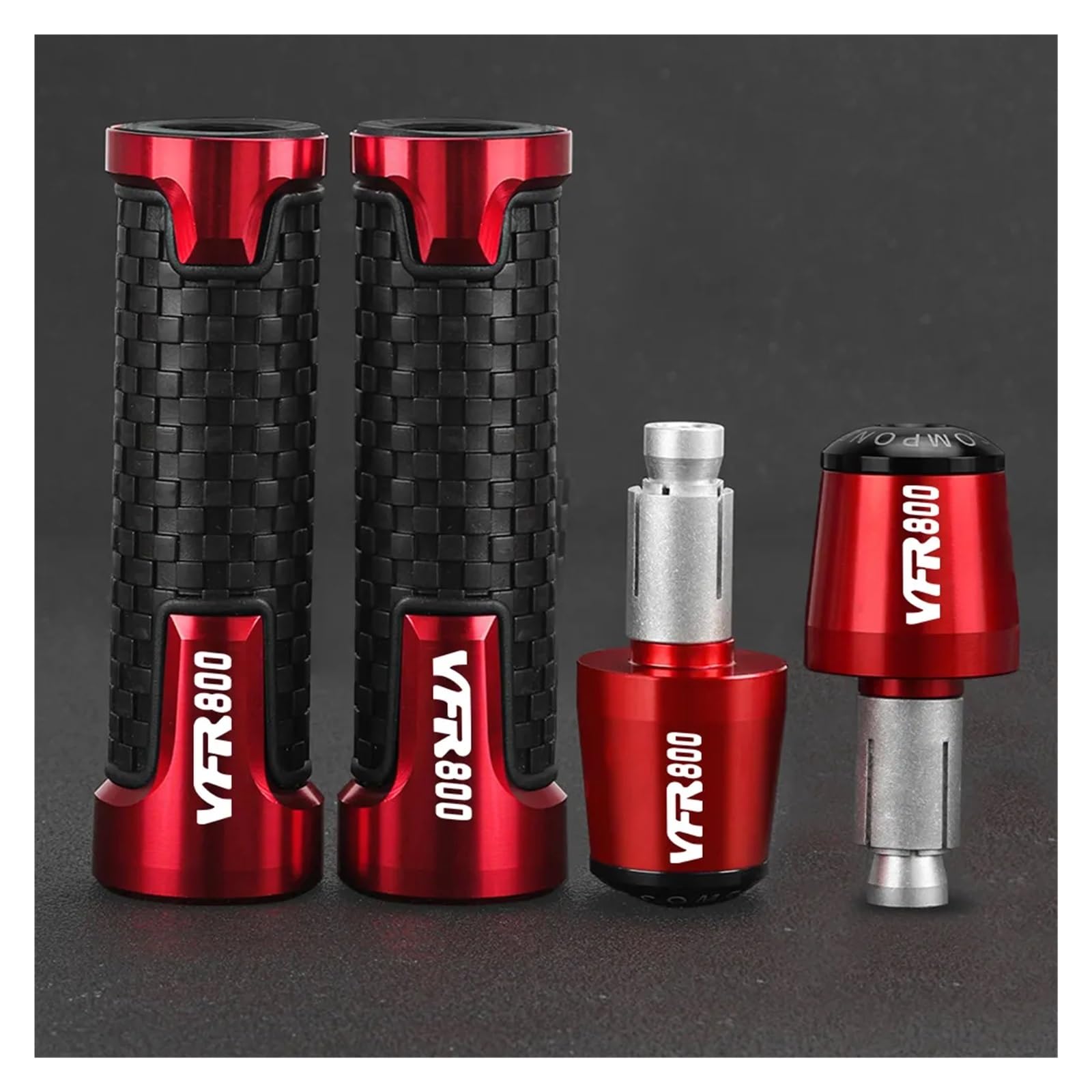 Aluminium Motorrad Handgriffe Anti Rutsch Gummigri Für Hon&da VFR 800 800F FIWI/VTEC VFR800X Crossrunner 1998–2024 2023 Motorrad-Lenkergriffe, Griff-Enden, Stecker, Schieberkappen ( Color : Red red bl Aluminium Motorrad Handgriffe Anti Rutsch Gummigri Für Hon&da VFR 800 800F FIWI/VTEC VFR800X Crossrunner 1998–2024 2023 Motorrad-Lenkergriffe, Griff-Enden, Stecker, Schieberkappen ( Color : Red red bl von Seulomo