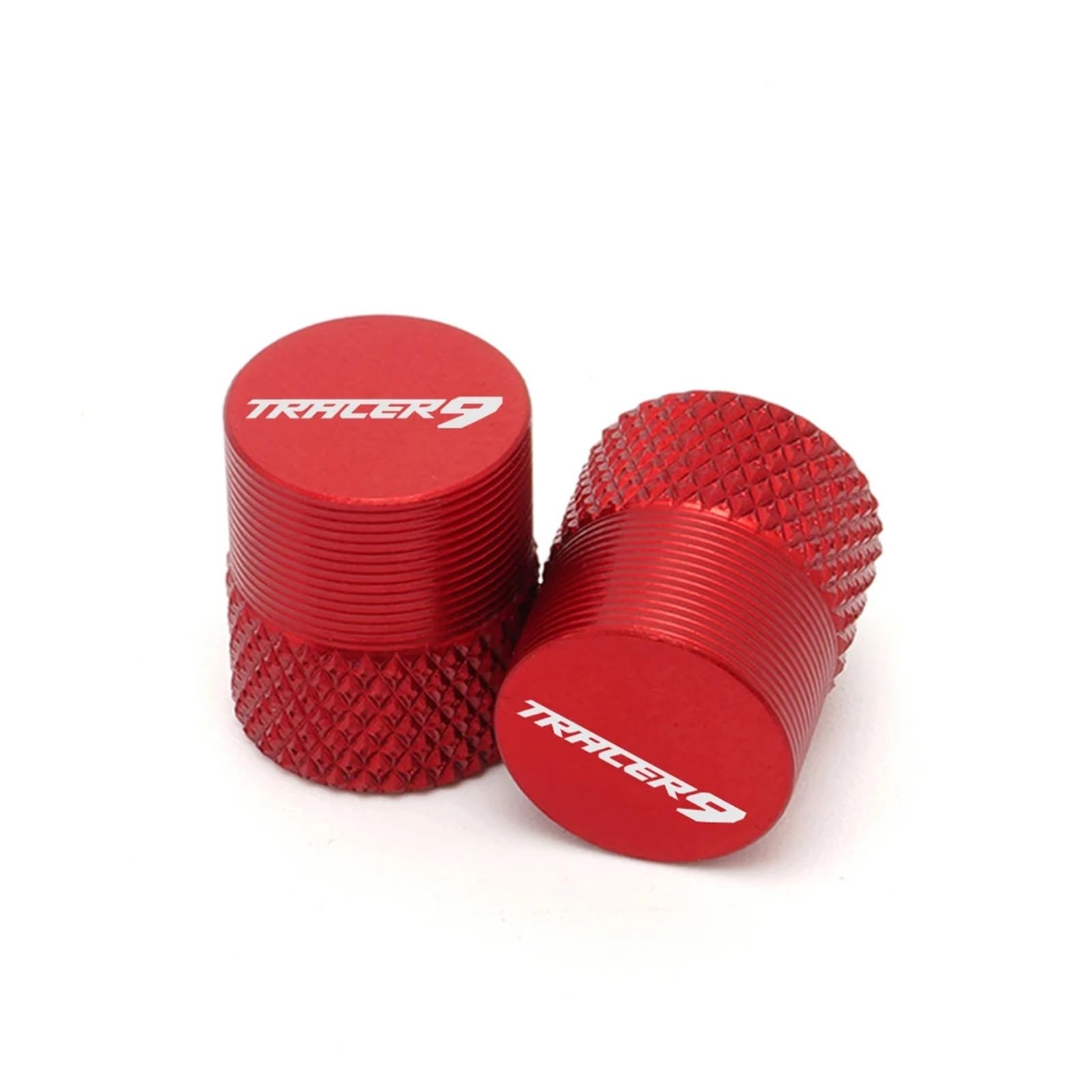 Ventileinsatzkappen für Motorräder Für TRACER9 TRACER9GT 2021 2022 Motorradzubehör CNC-Reifenventilkappen Und Ventilschaftkappen(TRACER9 Red) von Seulomo