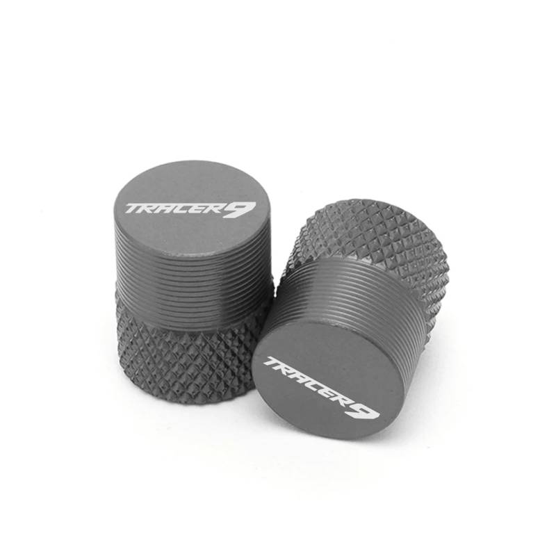 Ventileinsatzkappen für Motorräder Für TRACER9 TRACER9GT 2021 2022 Motorradzubehör CNC-Reifenventilkappen Und Ventilschaftkappen(TRACER9 Titanium) von Seulomo
