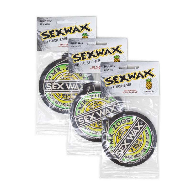 Sex Wax Lufterfrischer Ananas 3 Pack von Sex Wax