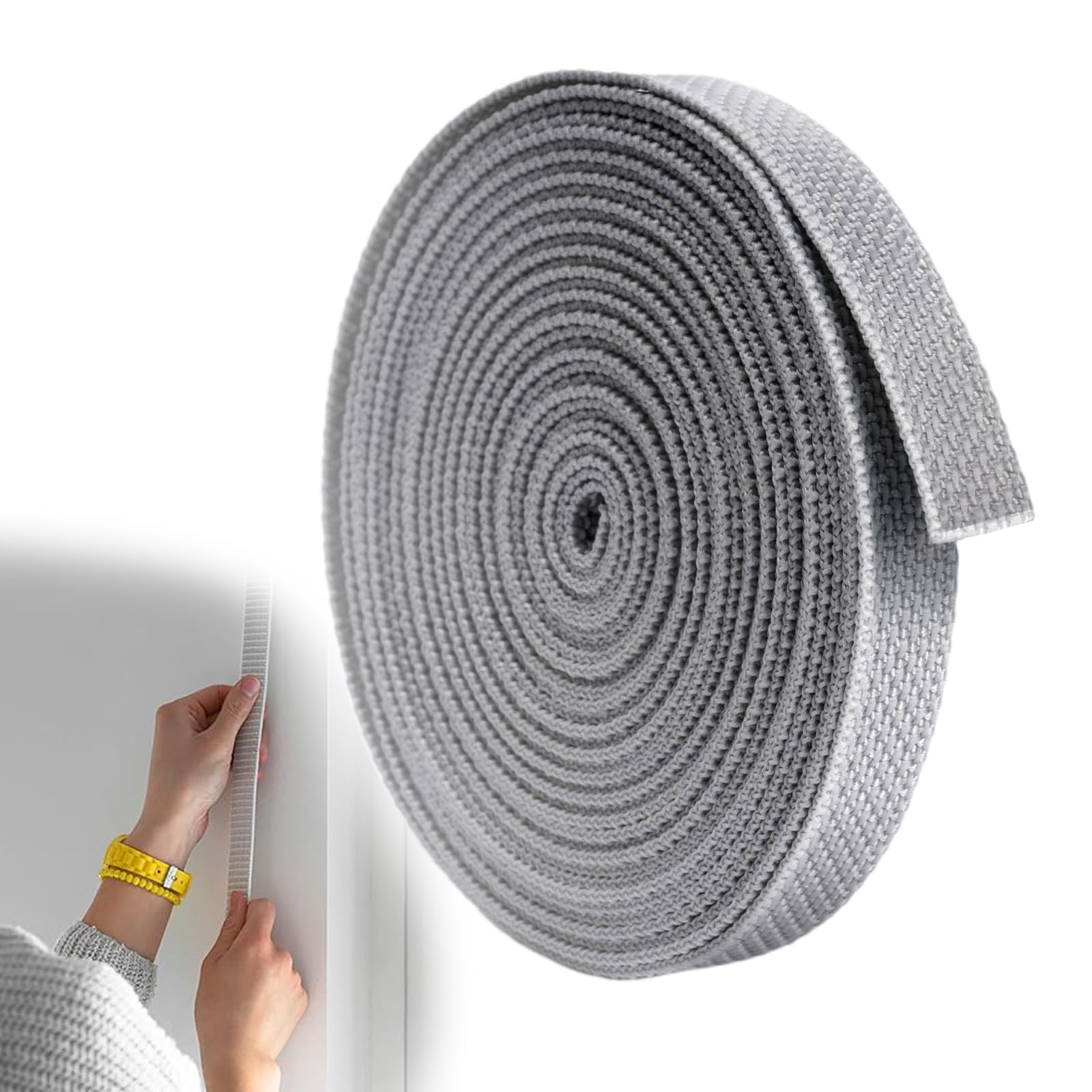 Rolladengurt, Hohe Reißfestigkeit Gurtband, Rolladenband Für Rollläden, Strapazier Grau Rolladengurt Reparaturset, Anti-Rutsch, Langlebig, Reißfest, uv-Beständig, 6m*14mm, Grau, für Türen und Fenster Rolladengurt, Hohe Reißfestigkeit Gurtband, Rolladenband Für Rollläden, Strapazier Grau Rolladengurt Reparaturset, Anti-Rutsch, Langlebig, Reißfest, uv-Beständig, 6m*14mm, Grau, für Türen und Fenster von Sexyhot