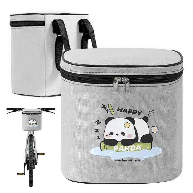Sghtil Kinder Lenker Fahrradtasche | Fahrradlenker Vordertasche | Schnellspanner Multifunktionstasche Mit Reflektierendem Fach Für Kinderroller & Outdoor-Schulbedarf von Sghtil