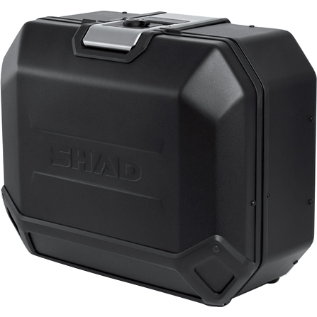 Shad 4P Seitenkoffer Terra Aluminium TR36 schwarz links Shad 4P Seitenkoffer Terra Aluminium TR36 schwarz links von Shad