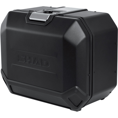 Shad 4P Seitenkoffer Terra Aluminium TR47 schwarz links Shad 4P Seitenkoffer Terra Aluminium TR47 schwarz links von Shad