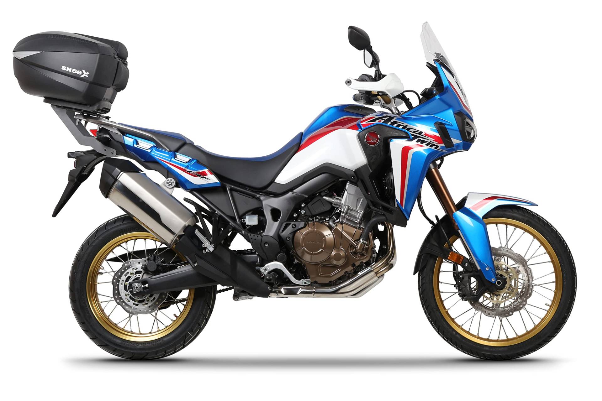 H0cr18st - kofferhalterungen, dübel, befestigungen top master premium kompatibel mit honda africa twin crf1000l 2016-2019 von SHAD