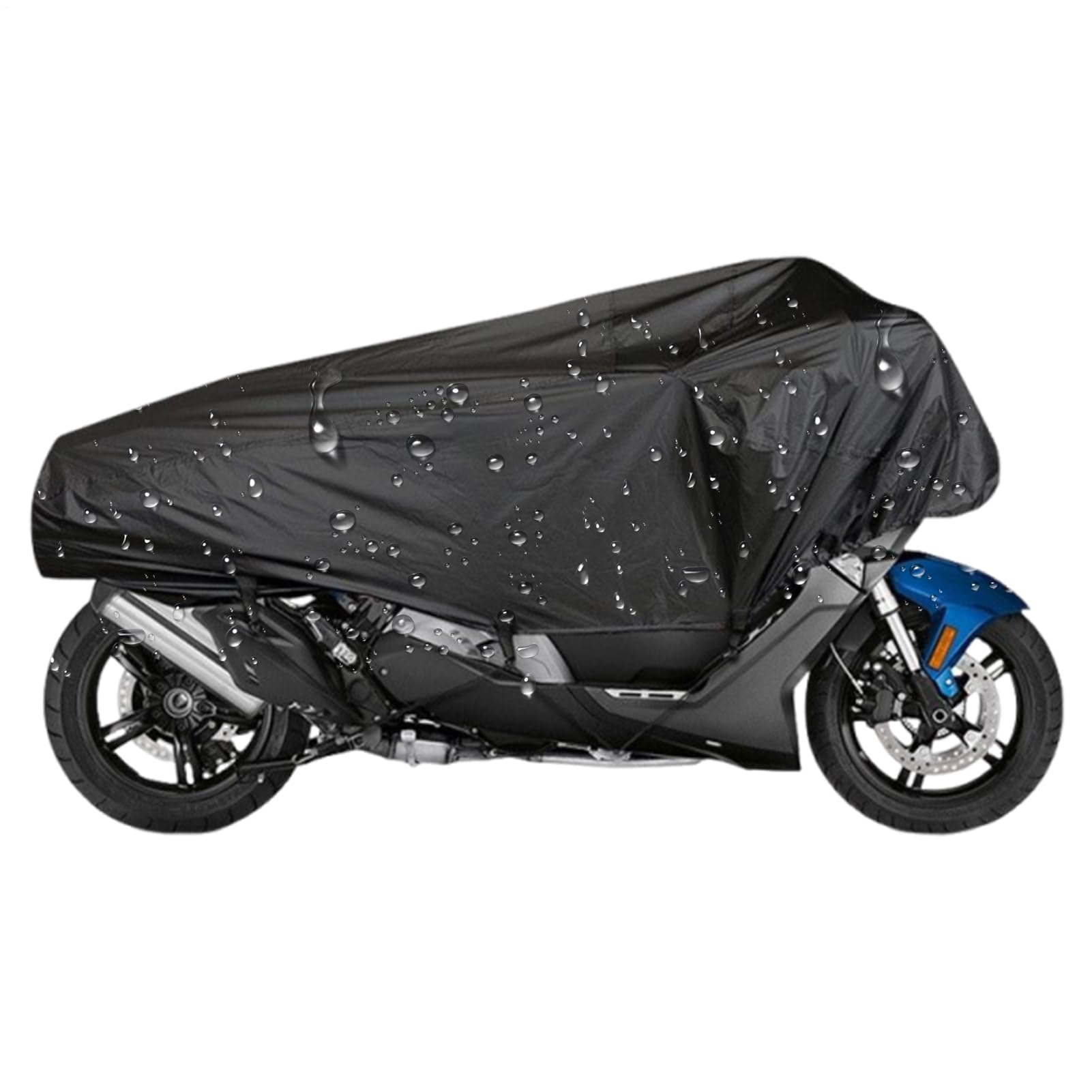 Shaersu wasserdichte Motorrad Abdeckung - Hochwertige Motorrad Plane,Staubdichte Halbschutzhülle Für Alle Wetterbedingungen, E-Fahrzeuge & Ganzjahres-Sonnenschutz Shaersu wasserdichte Motorrad Abdeckung - Hochwertige Motorrad Plane,Staubdichte Halbschutzhülle Für Alle Wetterbedingungen, E-Fahrzeuge & Ganzjahres-Sonnenschutz von Shaersu