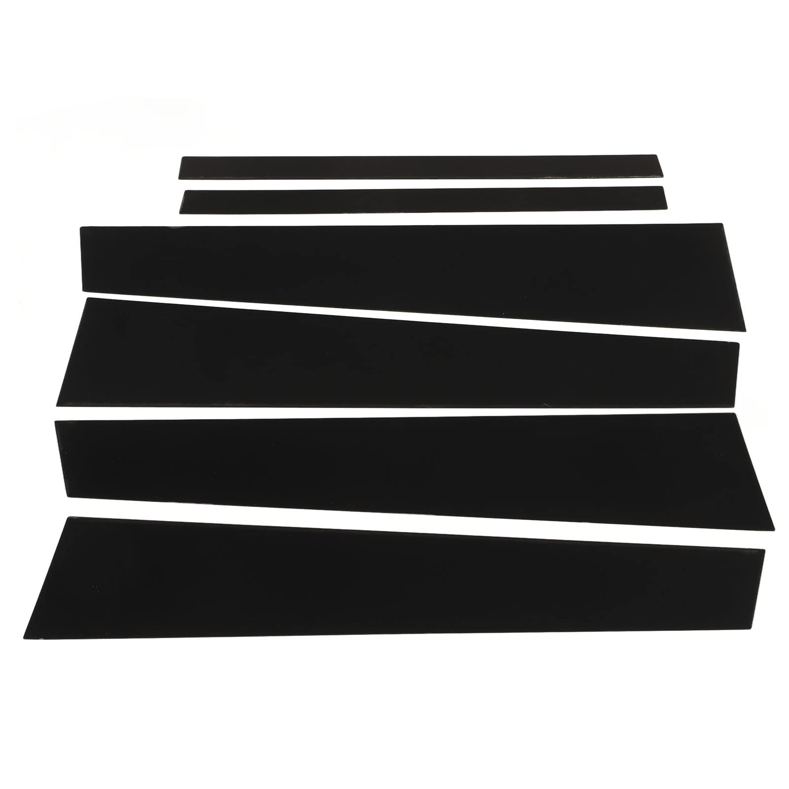 B-Säulen-Verkleidung, 6 Stück Einfache Montage Starke Paste Glänzend Schwarze B-Säulen-Aufkleberabdeckung für Accord (Acht Generationen 2008-2012) von Shanrya