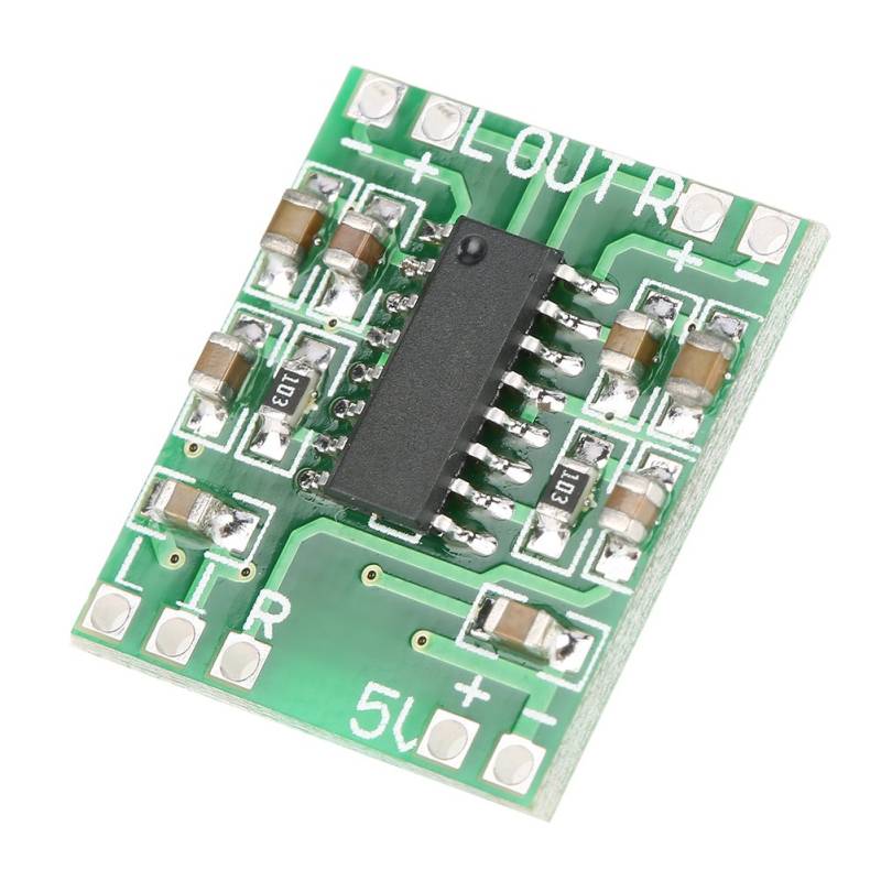 Mini-Verstärkerplatine, 5 Stück 2,5 V - 5,5 V PAM8403 3W + 3W Zweikanal-Leistungsverstärker Micro Digital Audio Power Amp Module Board von Sharainn