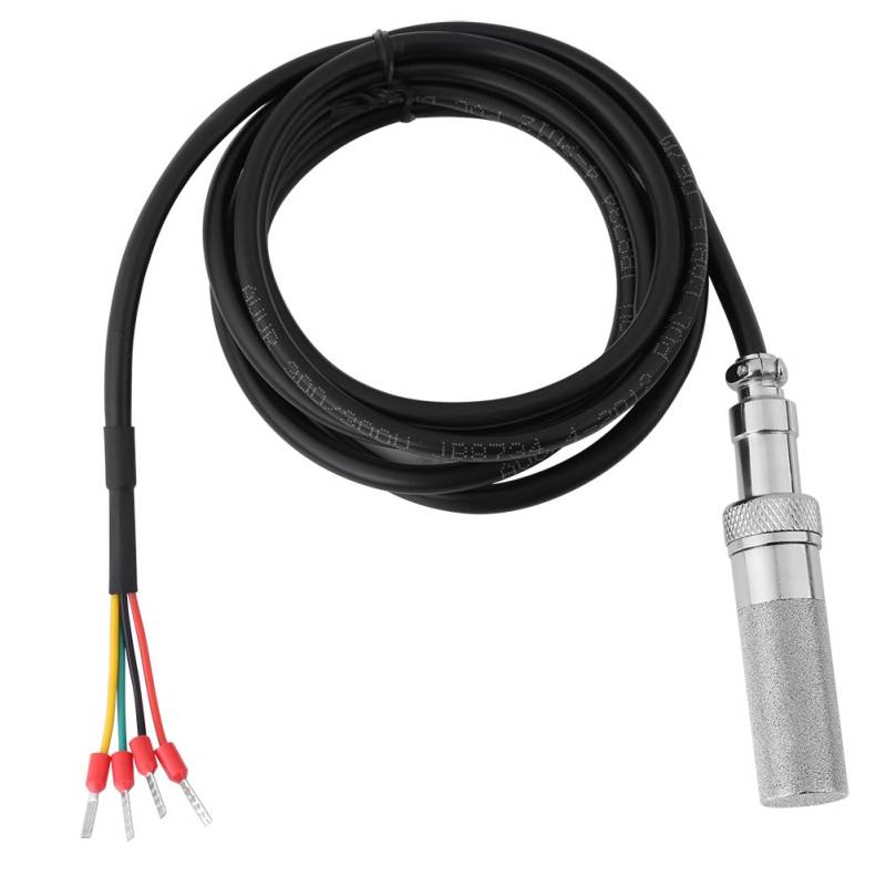 Sharainn Bodenfeuchtesensor, FS200-SHT10 3,3-5 V Bodentemperatur- und Feuchtigkeitssensorsonde - 20 100-100 ℃ 0-100% relativer Luftfeuchtigkeitssensor für landwirtschaftliche Gewächshäuser von Sharainn