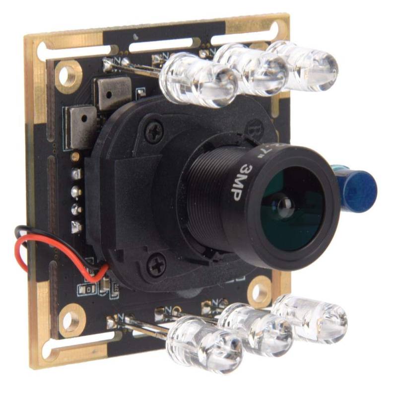 USB-Kameramodulplatine, HD OV2710-Chip IR-CUT Automatische Umschaltung 1920 x 1080 30 fps mit 94 ° -Ansicht und USB Drive-Unterstützung für WinxP/für Win7/für Win8/für von Sharainn