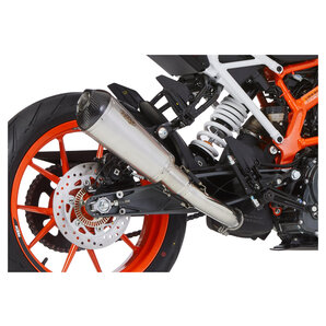 DSX-7 Auspuffsystem mit EG-BE Edelstahl gebürstet oder mattschwarz Shark Auspuff von Shark Auspuff