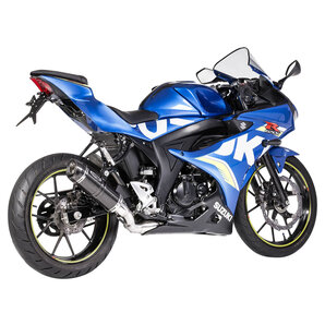 Street GP Auspuffsystem mit EG/BE Carbon, Dämpferlänge: 360 mm Shark Auspuff von Shark Auspuff