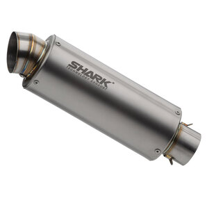 SRC-4 Auspuffsystem mit EG-BE Schwarz, Carbon oder Titan Shark Auspuff von Shark Auspuff