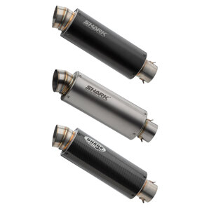 SRC-4 Auspuffsystem mit EG-BE Schwarz, Carbon oder Titan Shark Auspuff SRC-4 Auspuffsystem mit EG-BE Schwarz, Carbon oder Titan Shark Auspuff von Shark Auspuff