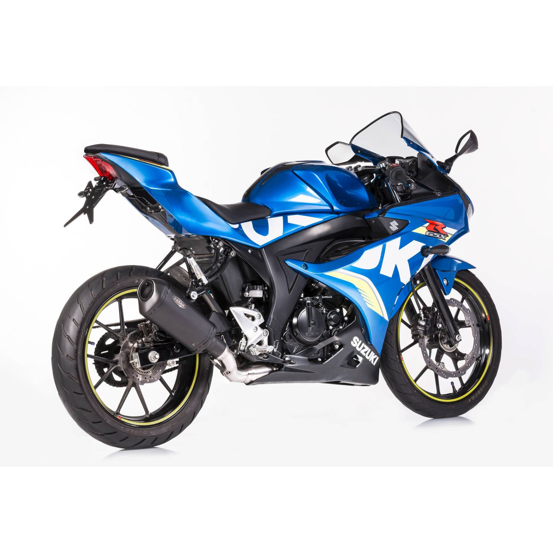 Shark exhaust Auspuff DSX-10 1in1 short schwarz für GSX-R/GSX-S 125 2022- Shark exhaust Auspuff DSX-10 1in1 short schwarz für GSX-R/GSX-S 125 2022- von Shark exhaust