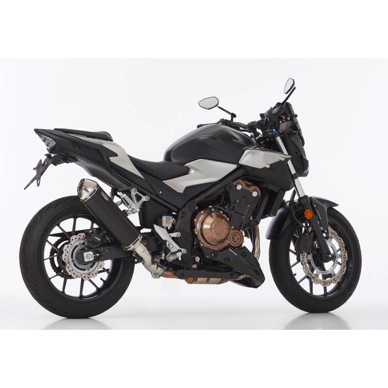 Shark exhaust Auspuff DSX-5 schwarz für Honda CB/CBR/NX 500 2024- von Shark exhaust