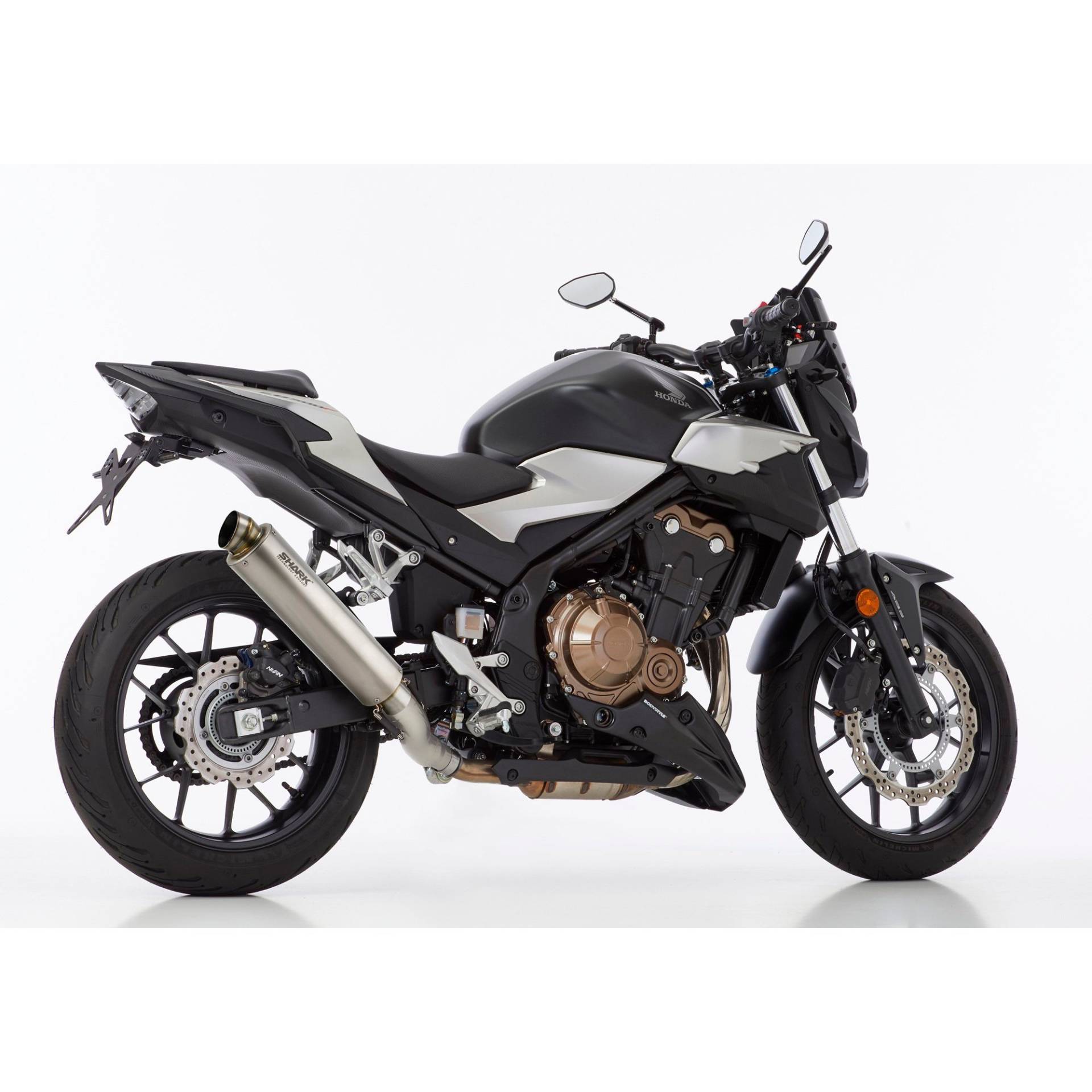 Shark exhaust Auspuff SRC4 Titan für Honda CB/CBR/NX 500 F/R/X 2017- Shark exhaust Auspuff SRC4 Titan für Honda CB/CBR/NX 500 F/R/X 2017- von Shark exhaust