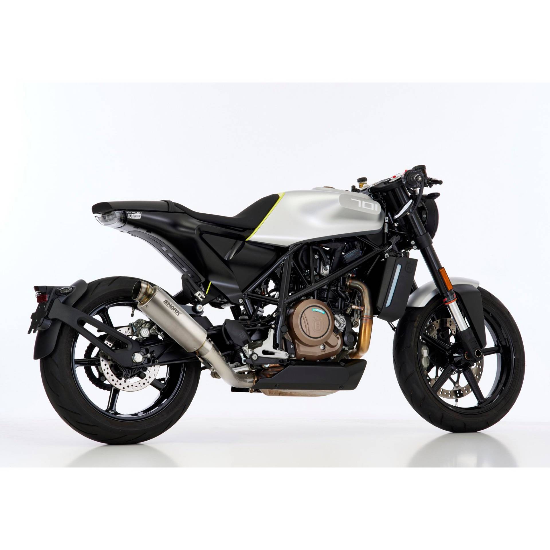 Shark exhaust Auspuff SRC4 Titan für Husqvarna Svart-/Vitpilen 701 Shark exhaust Auspuff SRC4 Titan für Husqvarna Svart-/Vitpilen 701 von Shark exhaust