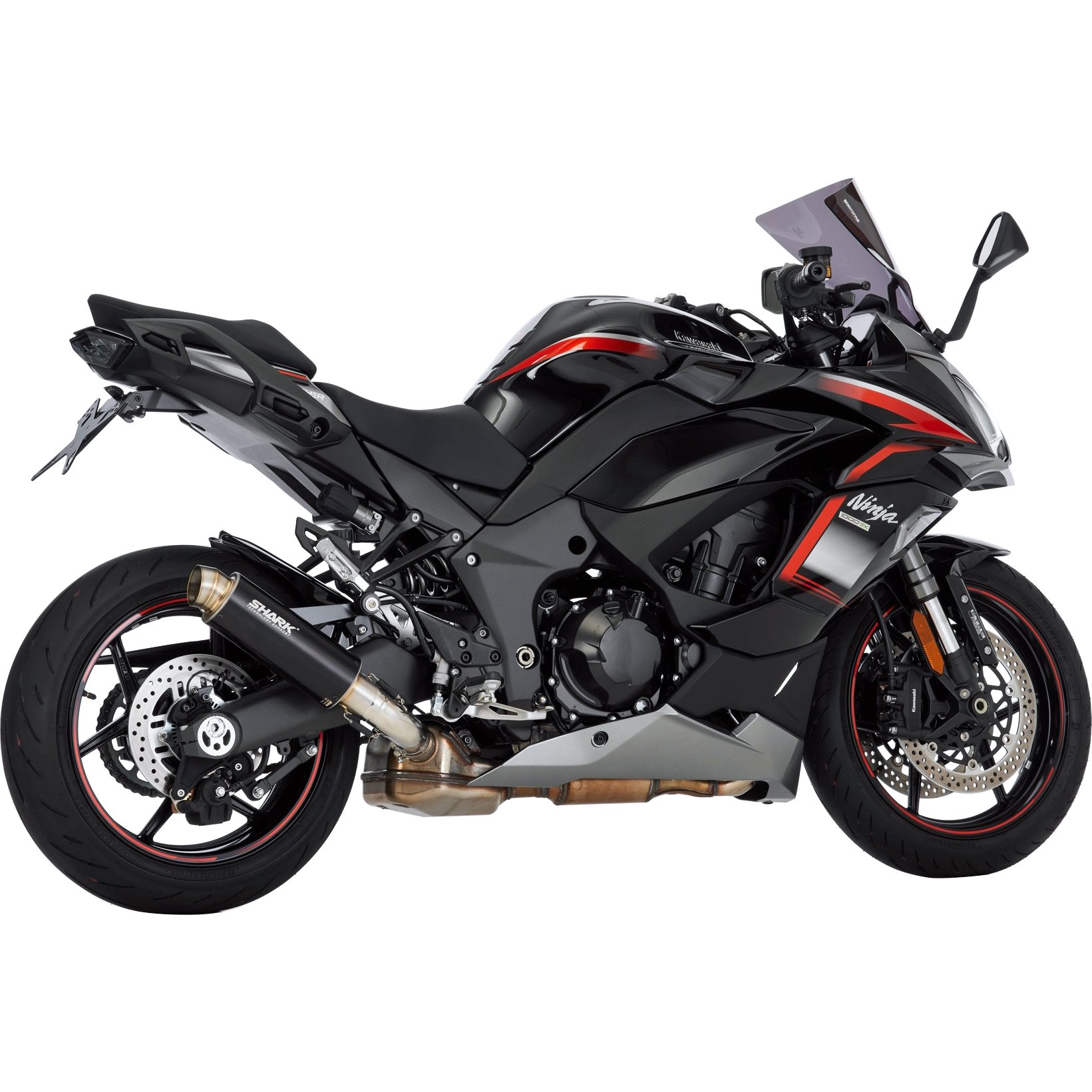 Shark exhaust SRC4 Auspuff short schwarz für Kawasaki Nina 1000 SX E4+E5 Shark exhaust SRC4 Auspuff short schwarz für Kawasaki Nina 1000 SX E4+E5 von Shark exhaust
