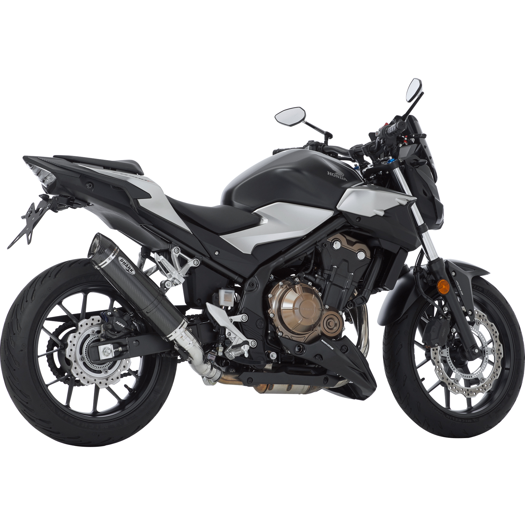 Shark exhaust Street GP Auspuff Carbon für Honda CB/CBR/NX 500 2019- Shark exhaust Street GP Auspuff Carbon für Honda CB/CBR/NX 500 2019- von Shark exhaust