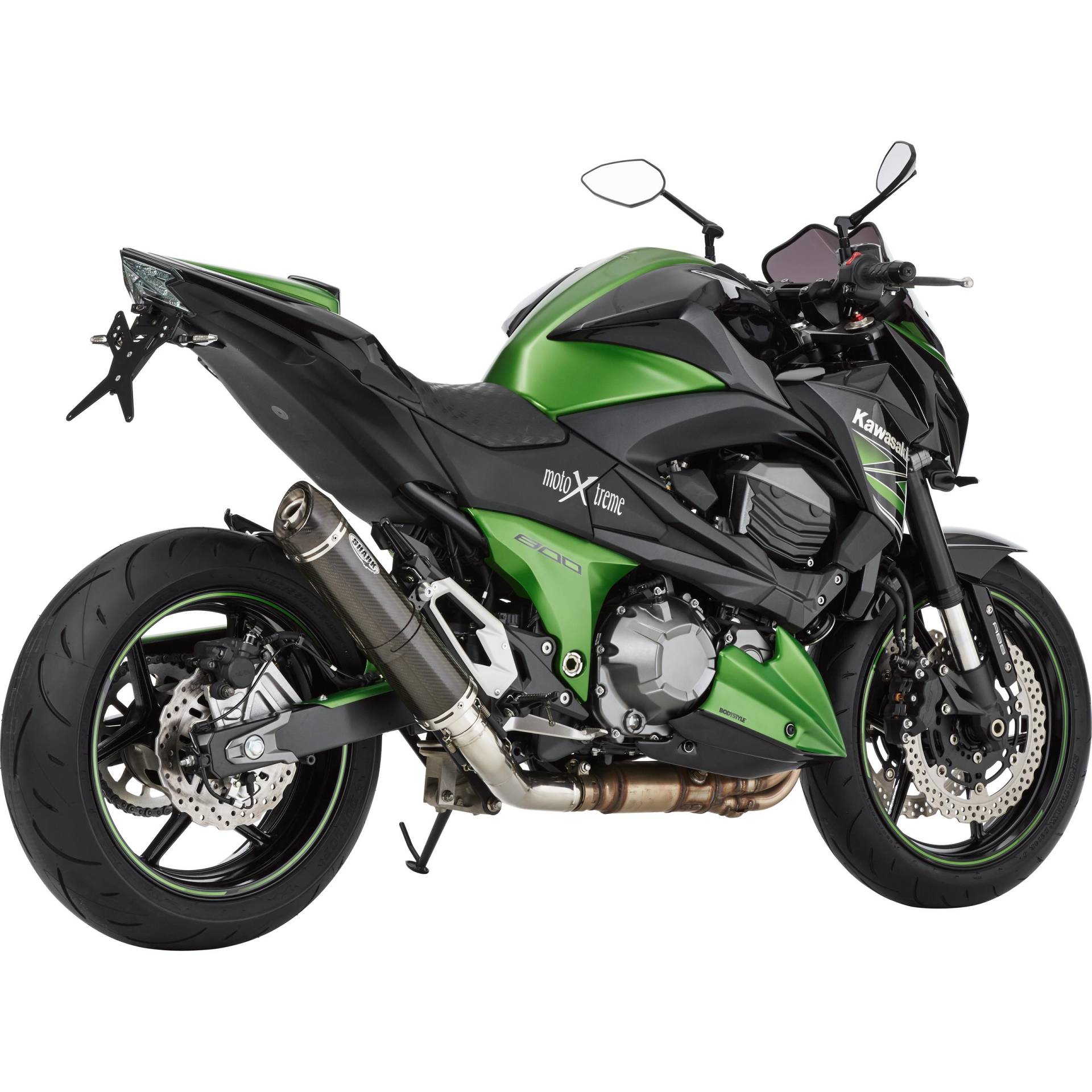 Shark exhaust Street GP Auspuff Carbon für Kawasaki Z 800 (nicht e) von Shark exhaust