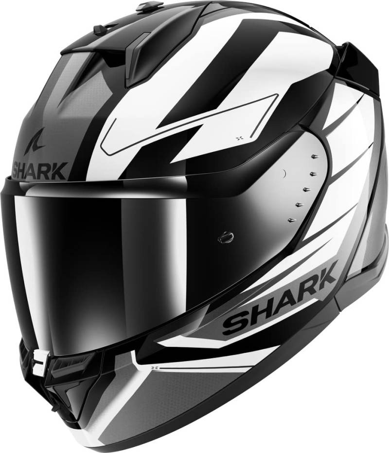 SHARK, Integralhelme motorrad D-SKWAL 3 SIZLER black white anthracite KWA, L von SHARK