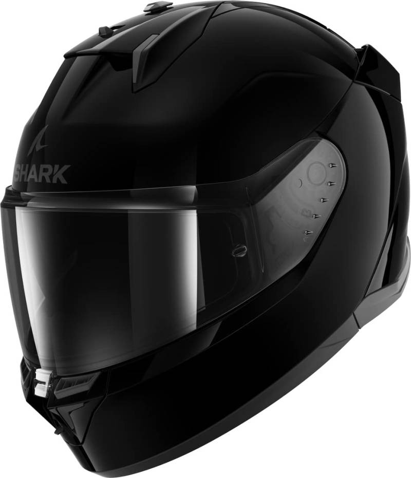 SHARK, Integraler Motorradhelm D-SKWAL 3 BLANK Black BLK, M von SHARK