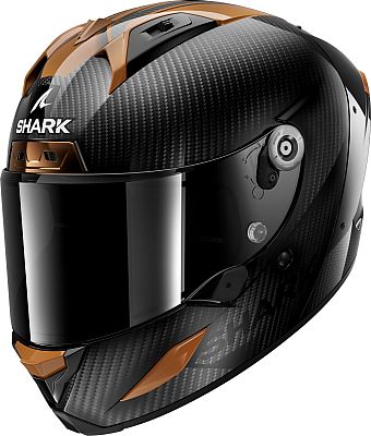 Shark Aeron Carbon Skin, Integralhelm - Carbon/Schwarz/Kupfer - XL von Shark