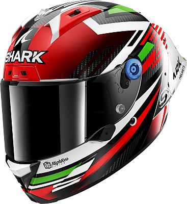 Shark Aeron-GP FIM Racing #1 Firstlap, Integralhelm - Carbon/Weiß/Rot/Grün - XS Shark Aeron-GP FIM Racing #1 Firstlap, Integralhelm - Carbon/Weiß/Rot/Grün - XS von Shark