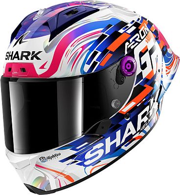 Shark Aeron-GP Zarco GP de France, Integralhelm - Weiß/Lila/Blau - XXL Shark Aeron-GP Zarco GP de France, Integralhelm - Weiß/Lila/Blau - XXL von Shark