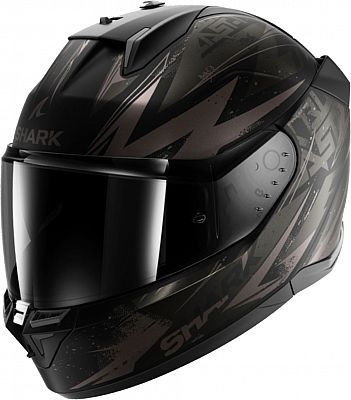 Shark D-Skwal 3 Blast-R, Integralhelm - Matt Schwarz/Bronze - L Shark D-Skwal 3 Blast-R, Integralhelm - Matt Schwarz/Bronze - L von Shark